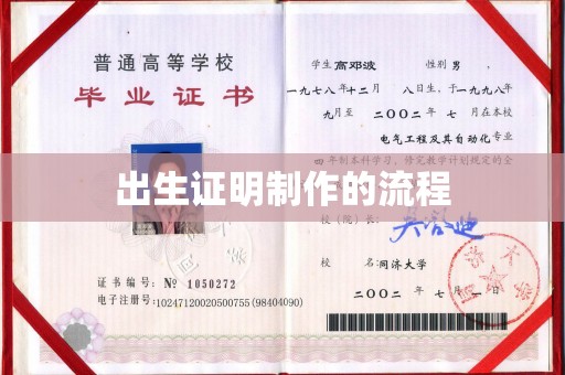 桦川出生证明制作的流程